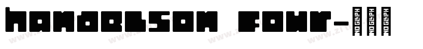 handelson four字体转换